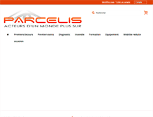 Tablet Screenshot of boutique-parcelis.com